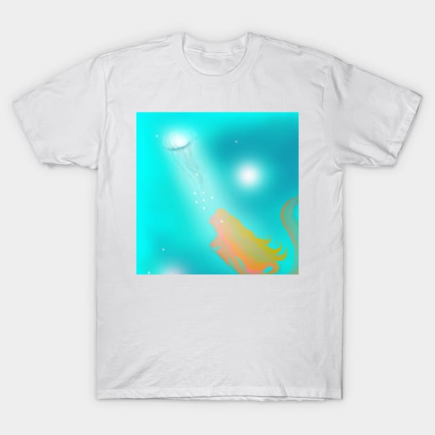 Mermaid Light T-Shirt by digitaldoodlers